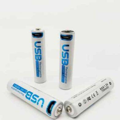 AiVR 4-Pack USB-C Rechargeable AA Batteries - 2550mWh with Type-C Charging AiVR 4-Pack USB-C Rechargeable AA Batteries - 2550mWh with Type-C Charging