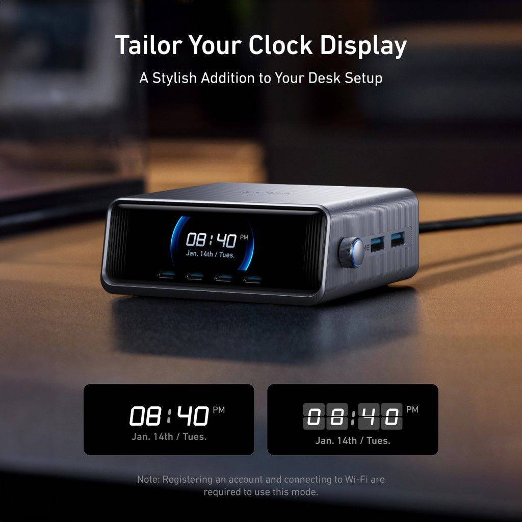 Anker Prime A2345 250W GaN 6-Port USB-C Charging Station