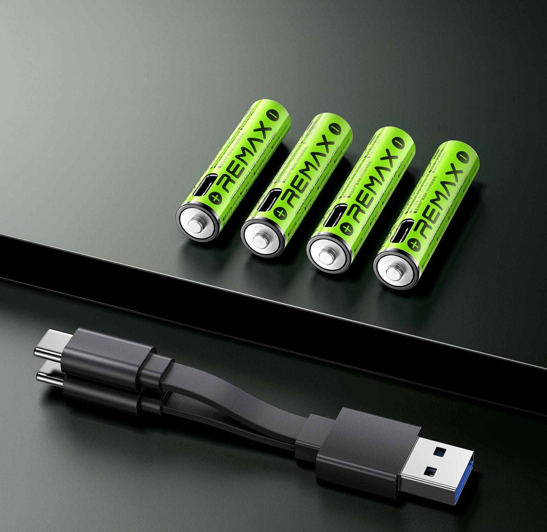 REMAX AAA02 USB-Rechargeable AAA Lithium Battery 814mWh