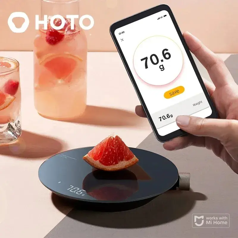 Xiaomi HOTO Smart Digital Kitchen Scale High-Precision Bluetooth Weighing Scale