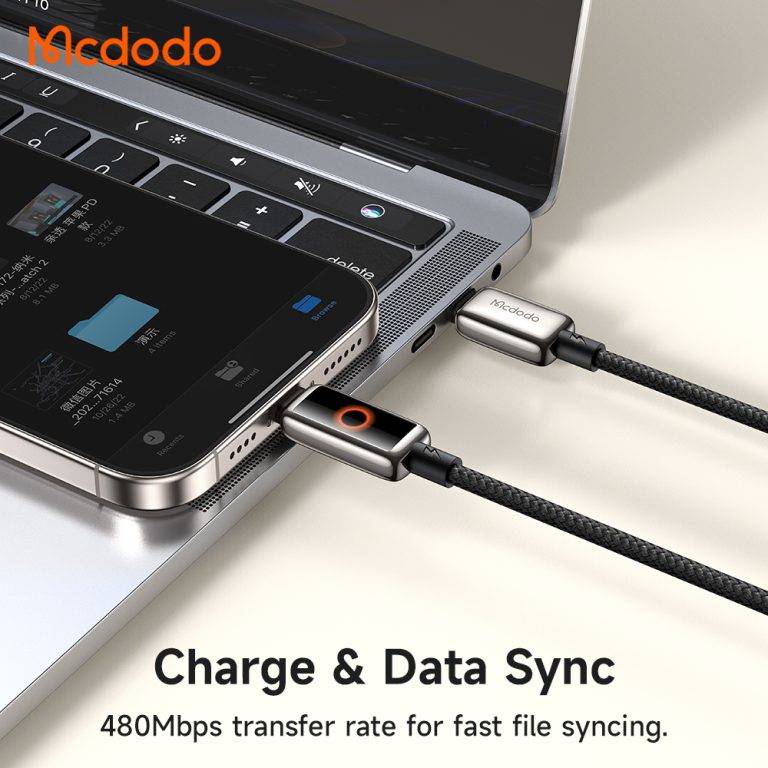 McDodo CA-6680 100W USB-C to USB-C Auto Power-Off Charging Cable