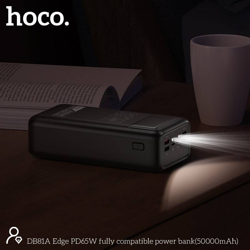 Hoco DB81A 65W PD 50000mAh Power Bank with 4 USB & 2 Type-C Ports
