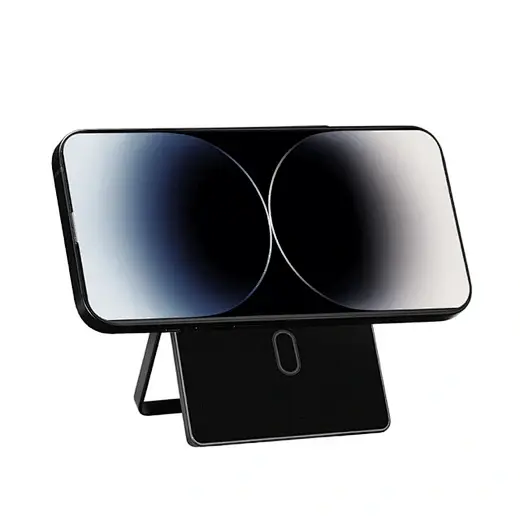 WiWU MW-007 Warriors Carbon MagSafe Metal Card Holder & Stand