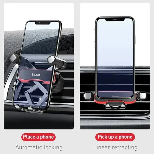 Baseus Lateral Gravity Car Phone Holder Mount
