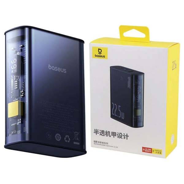 Baseus PPTSZ10 Explorer Series 22.5W Digital Display Power Bank 20000mAh Baseus PPTSZ10 Explorer Series 22.5W Digital Display Power Bank 20000mAh