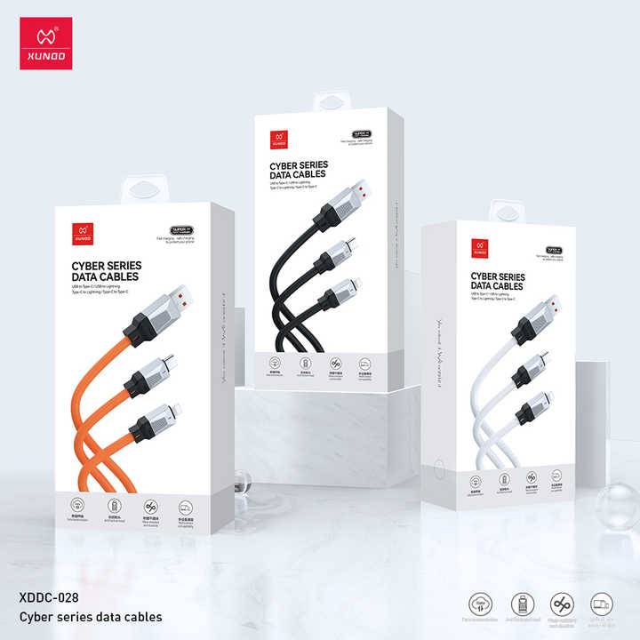 XUNDD XDDC-028 Type-C to Lightning Cyber Series 2M Data Cable