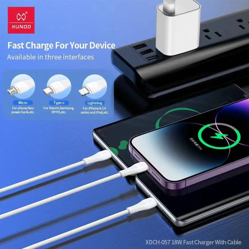 XUNDD XDCH-057 18W Fast Charging Set with Cable