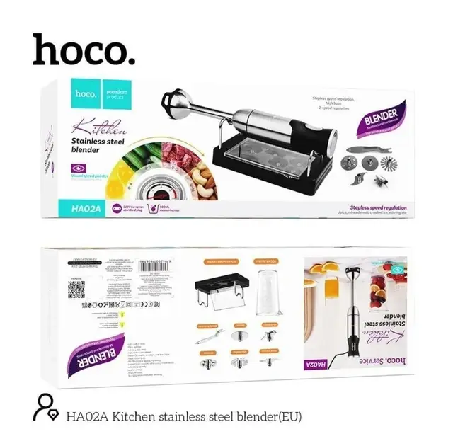 HOCO HA02A High-Powered Stainless Steel Kitchen Blender