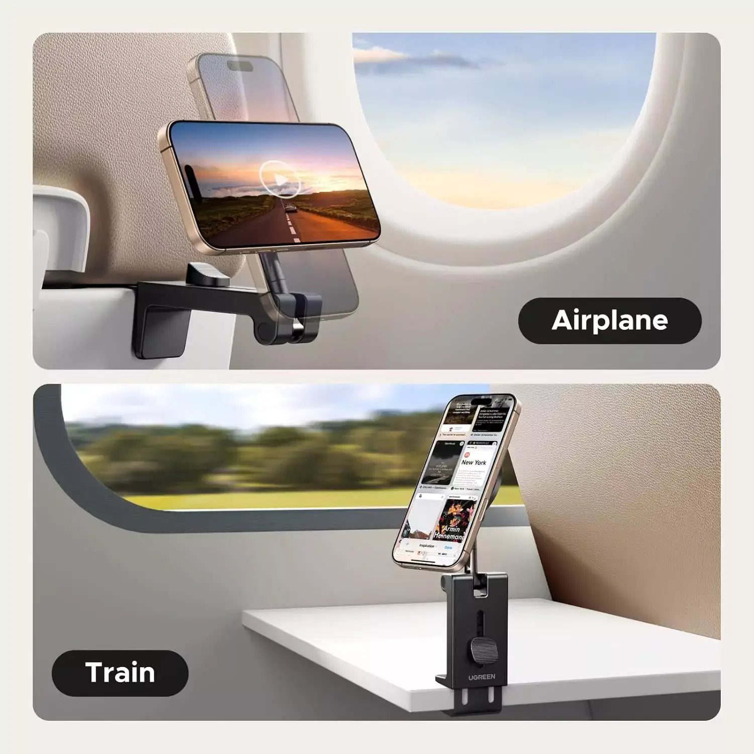 UGREEN LP863 Magnetic Travel Phone Holder 45377