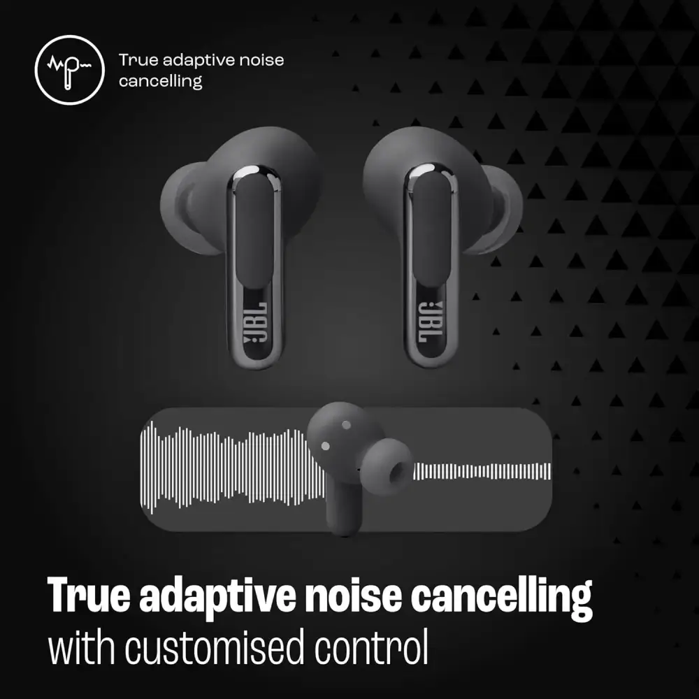 JBL Live Beam 3 True Wireless ANC Earbuds with Smart Display