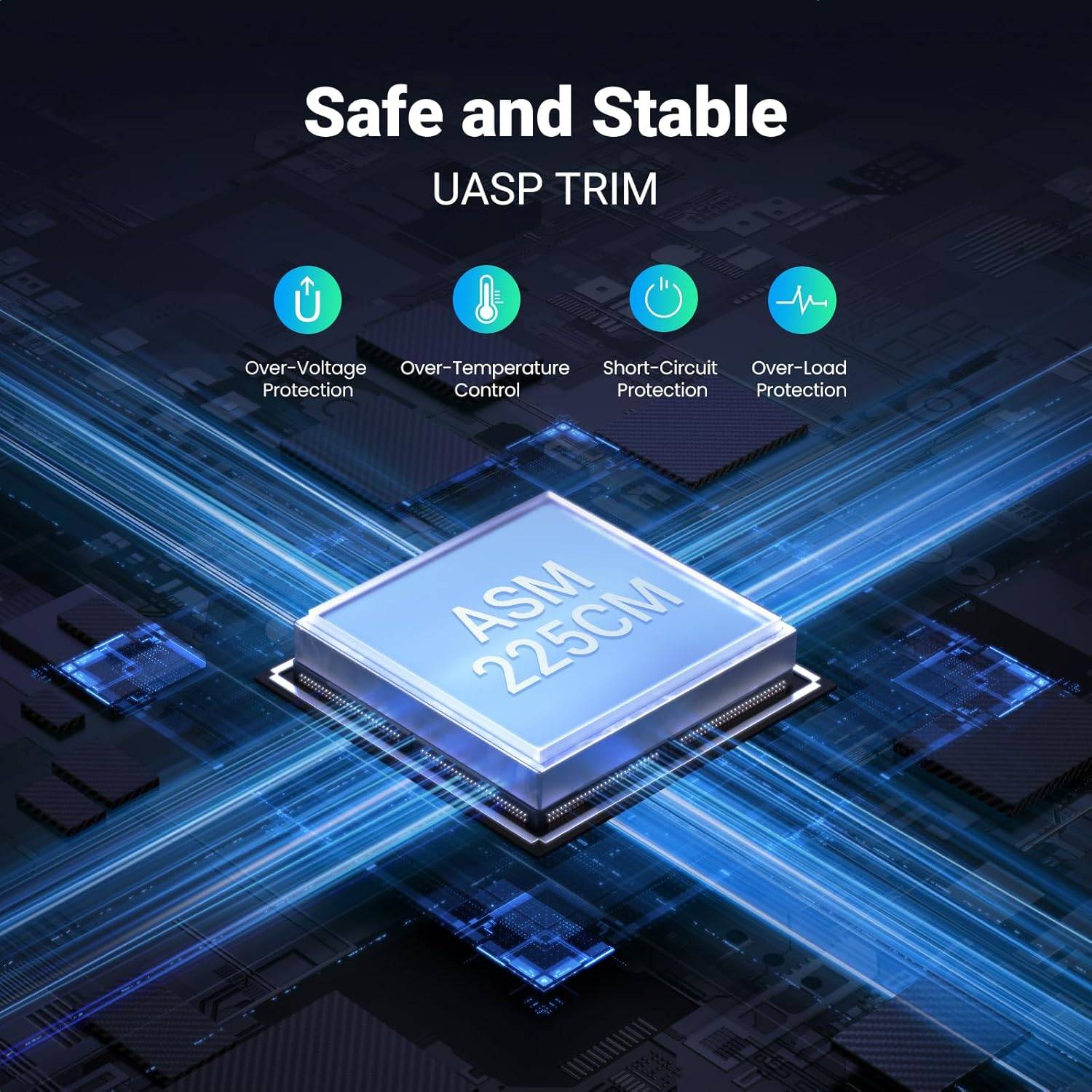 UGREEN 2.5" USB 3.0 to SATA III External Hard Drive Enclosure SSD & HDD Compatible