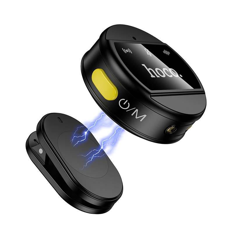 Hoco L22 Bright 2-in-1 Wireless Microphone with Charging Case Lightning & Type-C