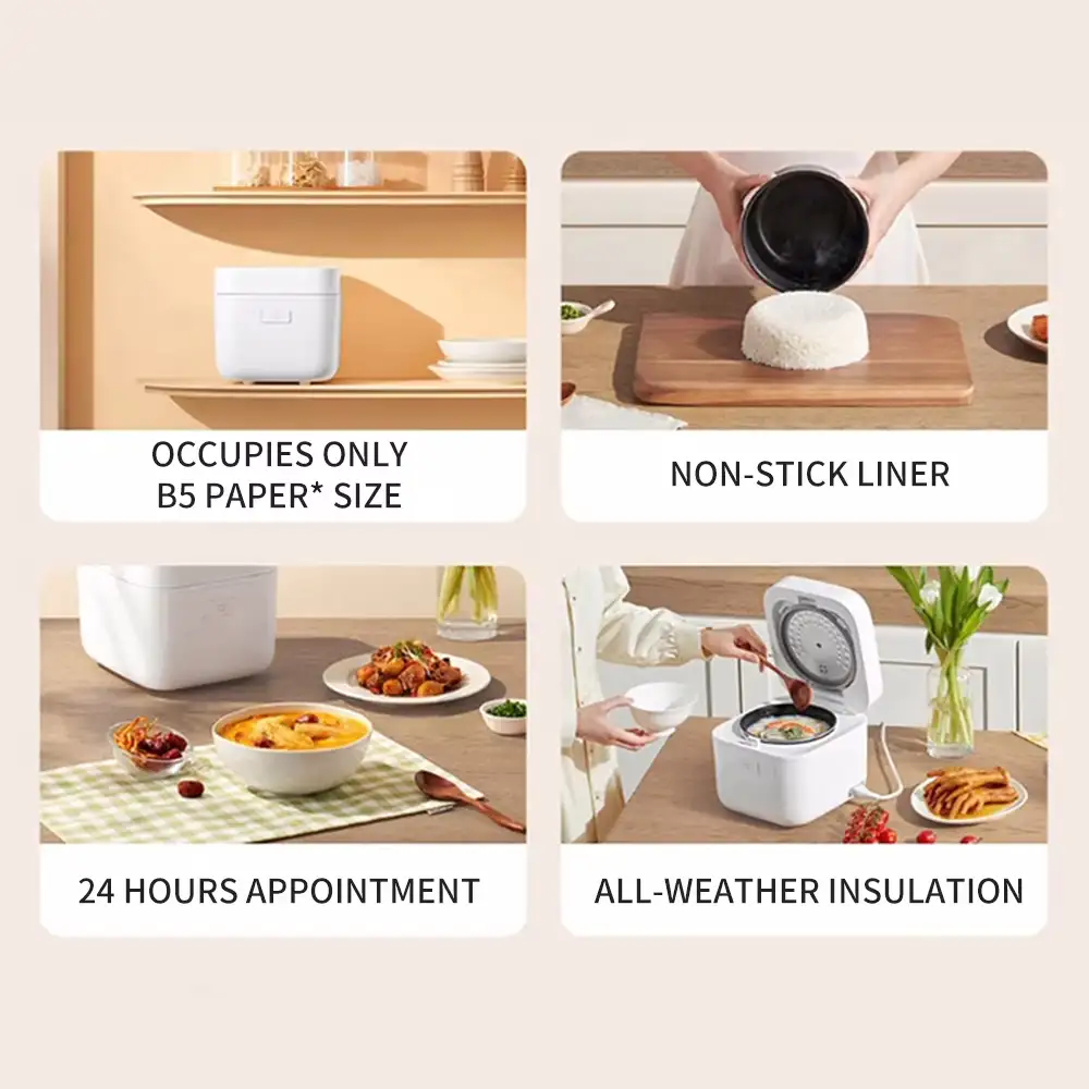Xiaomi Mijia BFB05M Smart Rice Cooker Mini 2 1.5L Compact Electric Rice Cooker with Smart Control