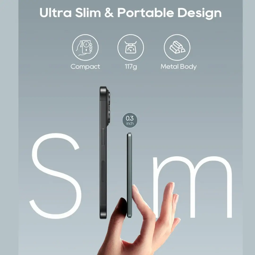 Wiwu WI-P019 Ultra-Thin 15W MagSafe Power Bank 5000mAh Explore Series