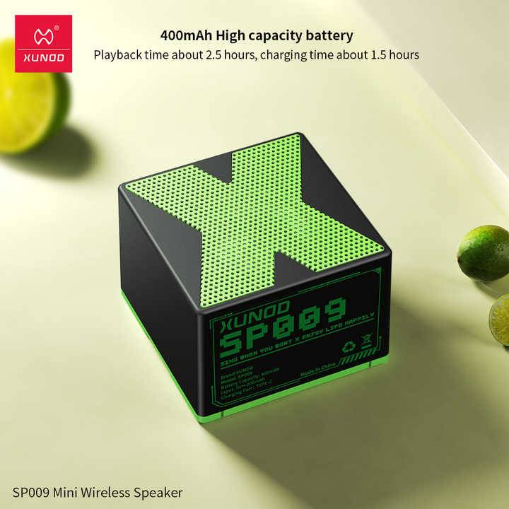 XUNDD SP009 Mini Portable Wireless Rechargeable Speaker Pocket-Sized Soundbar
