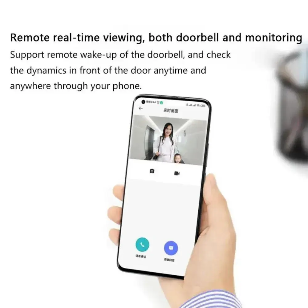 Xiaomi MJML05-FJ Smart Doorbell 3 2K HD Video 5200mAh Battery AI Motion Detection