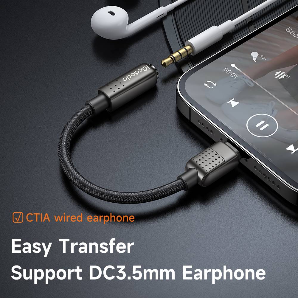 Mcdodo CA-501 Lightning to 3.5mm Audio Adapter Dongle
