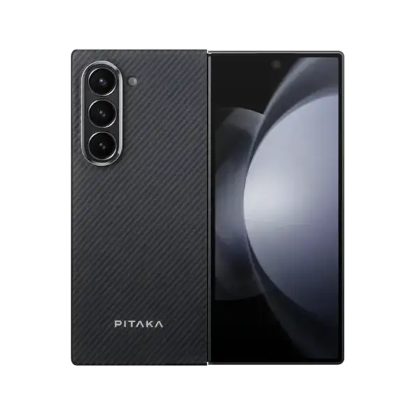 Pitaka Classic Ultra-Slim Case for Galaxy Z Fold 6 -600D Black/Grey (Twill)