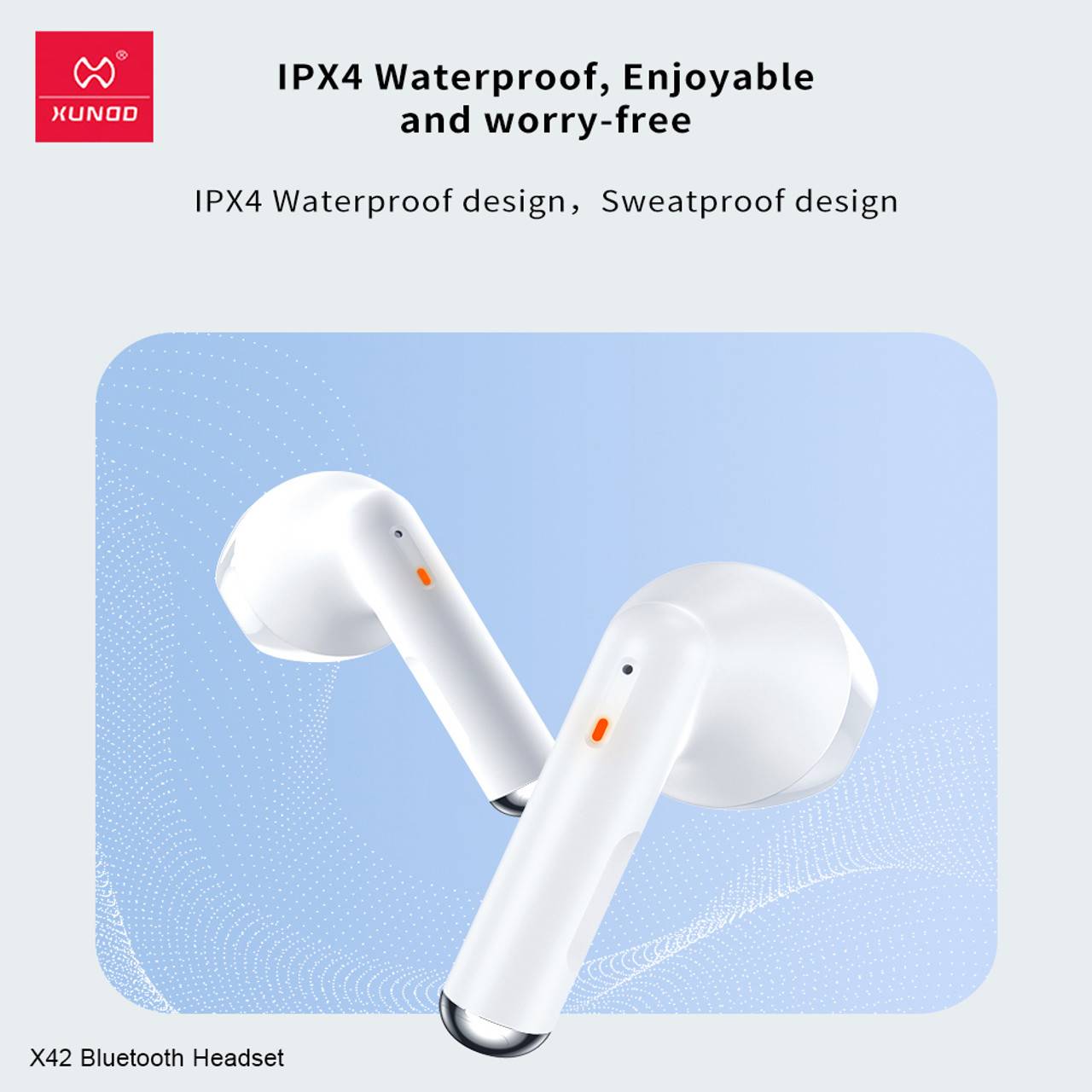 XUNDD X42 Dual-Mic ENC Wireless Bluetooth Earphones