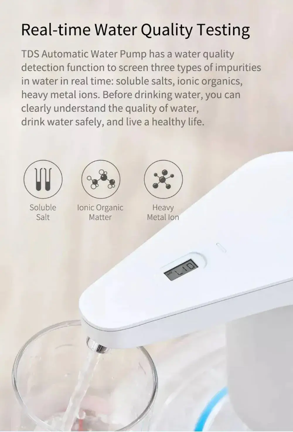 Xiaomi XiaoLang TDS Rechargeable Automatic Electric Water Dispenser