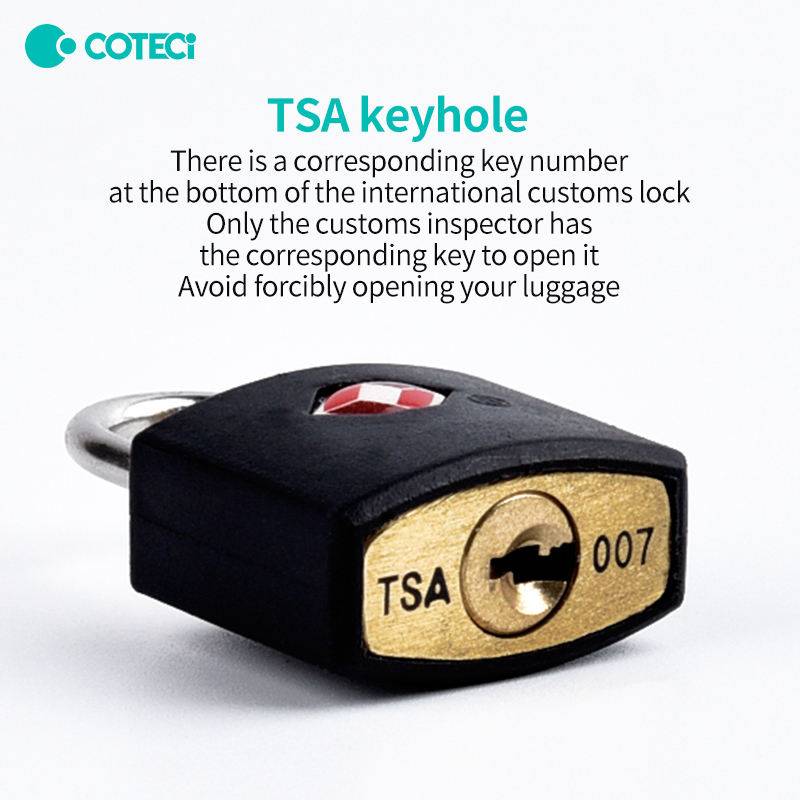 Coteci RT-007 TSA-Approved Customs Key Lock