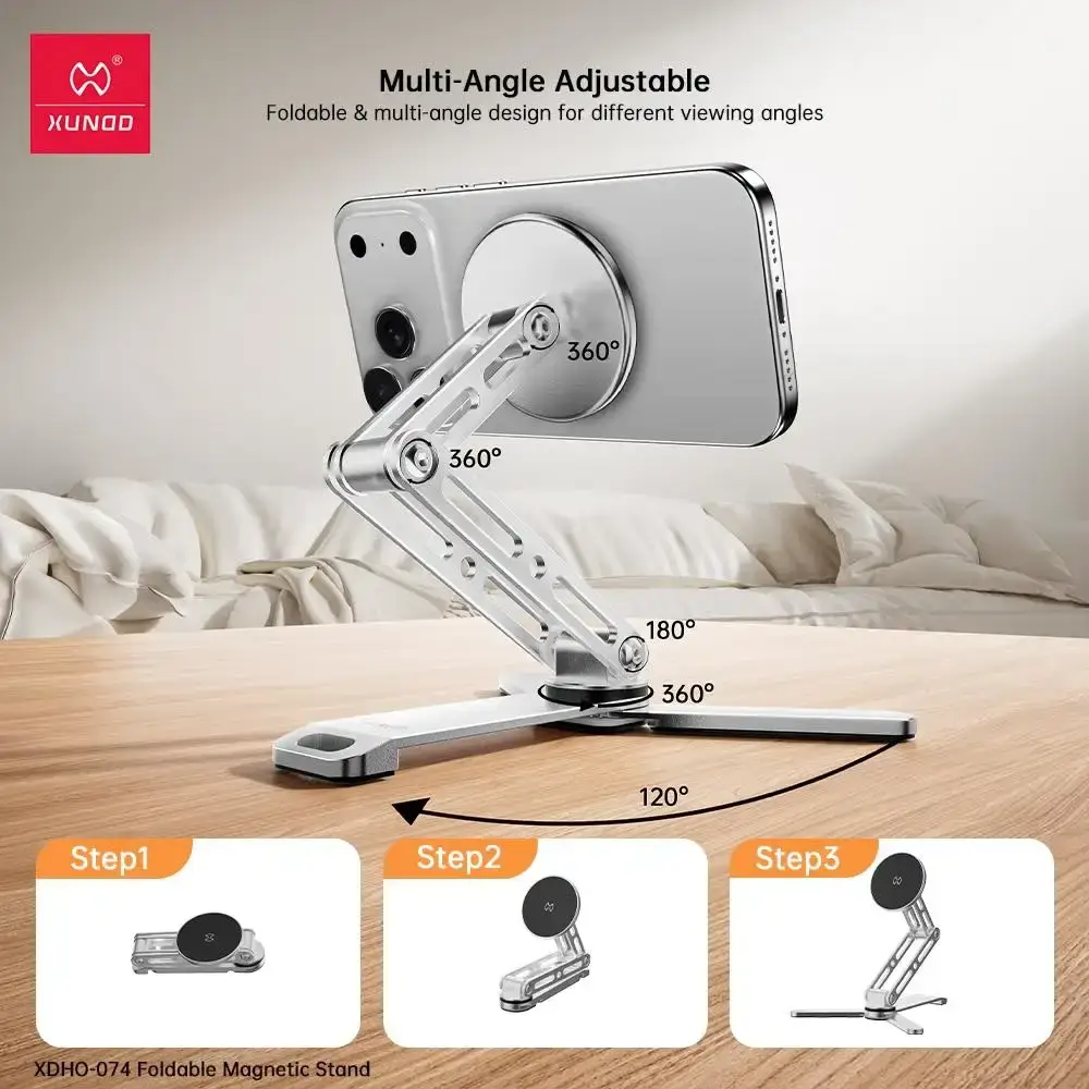 XUNDD XDHO-074 Foldable Magnetic Phone Stand