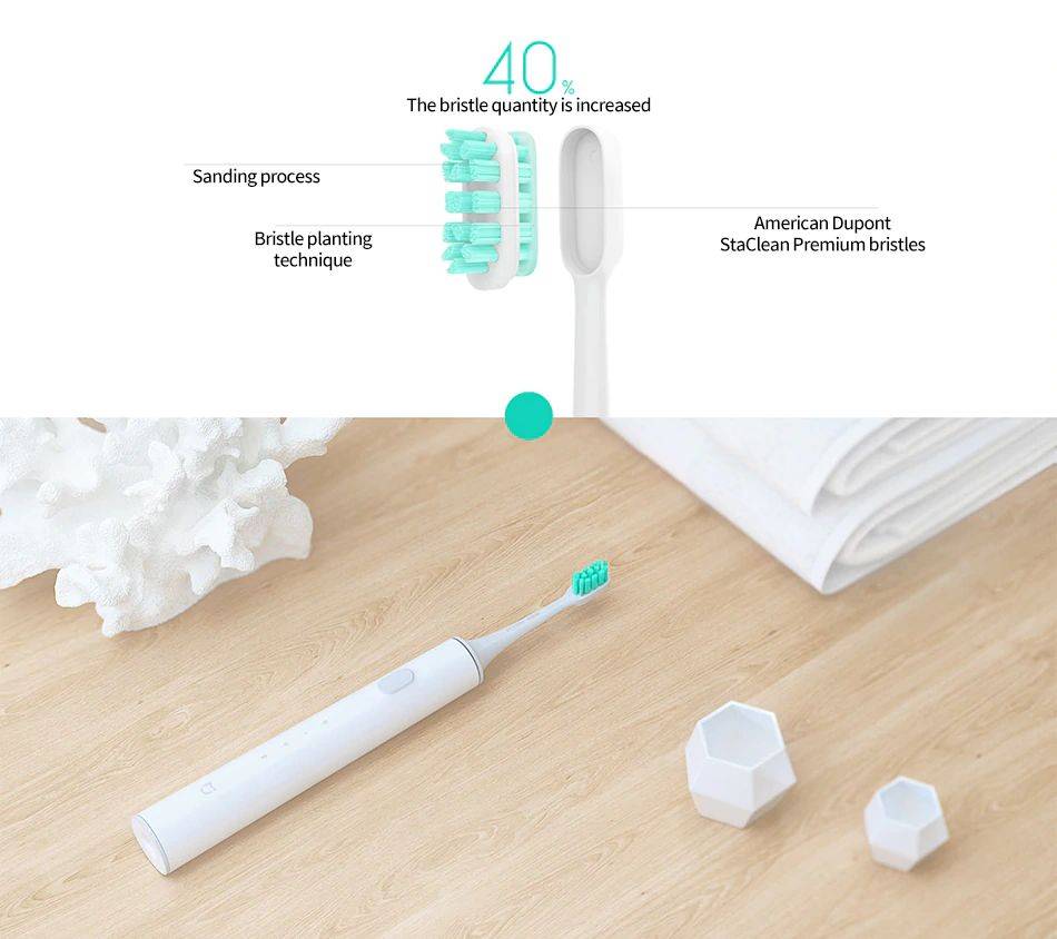 Xiaomi Dr.Bei C1 Sonic Electric Toothbrush Rechargeable & High-Frequency Cleaning