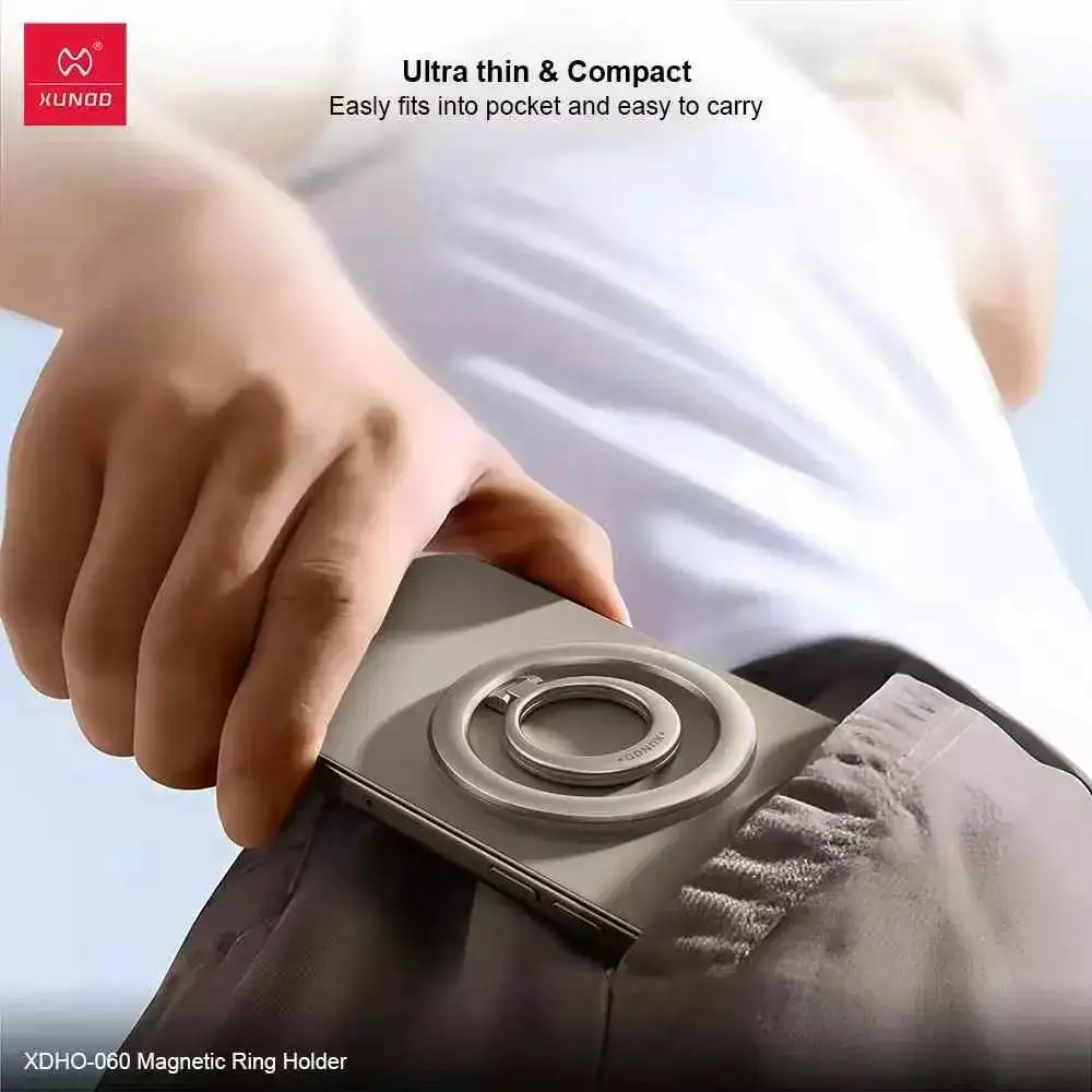 XUNDD XDHO-060 Magnetic Ring Holder Premium 360° Rotatable Phone Grip & Kickstand