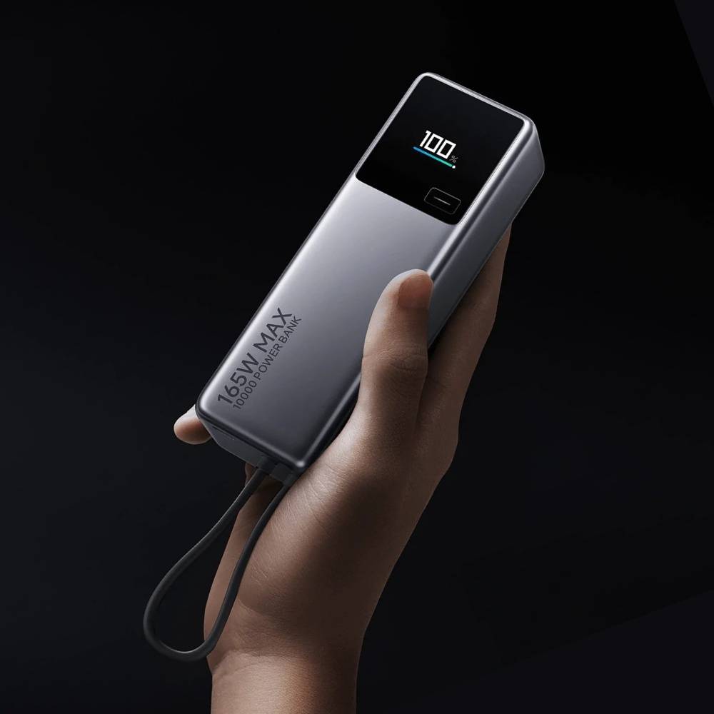 Xiaomi 10000mAh 165W High-Speed Power Bank with Built-in USB-C Cable Ultra-Fast Charging 