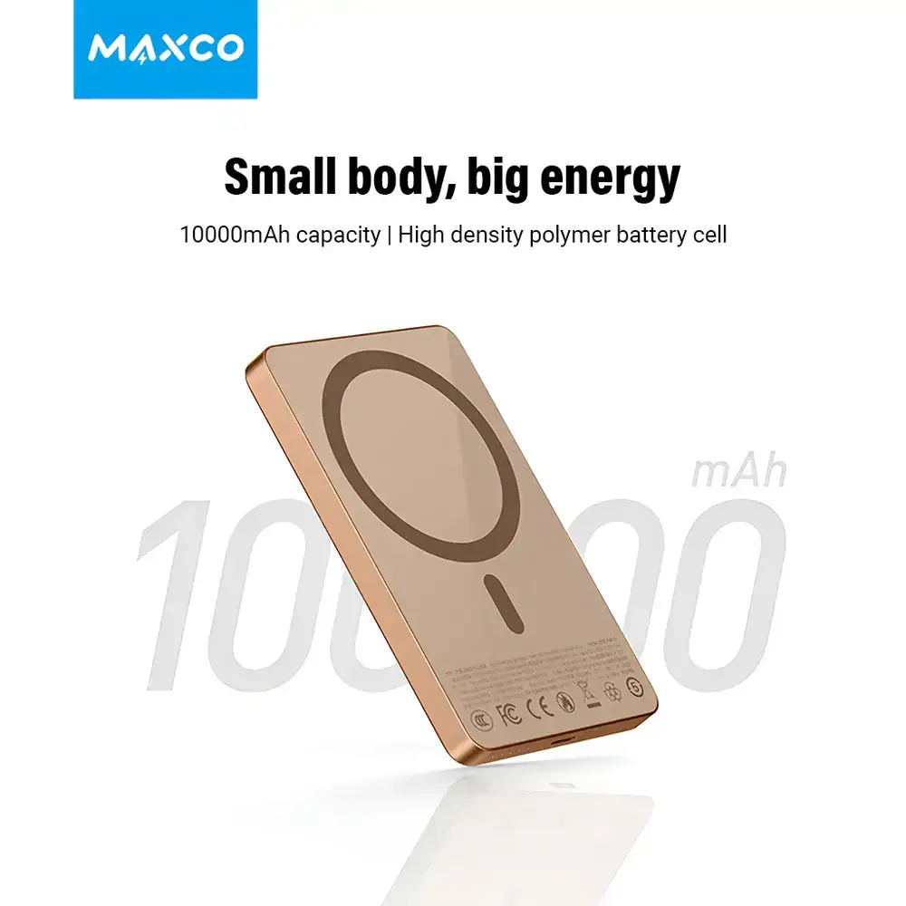 MAXCO MP39 Legend 2 Magnetic 10000mAh Wireless Power Bank