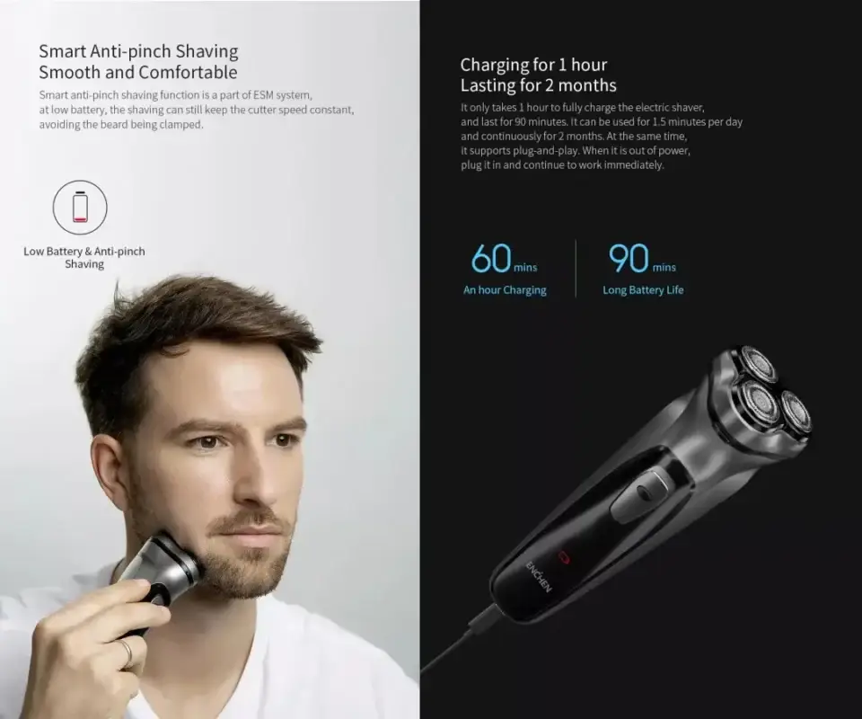 Xiaomi Enchen BlackStone 3D Electric Shaver