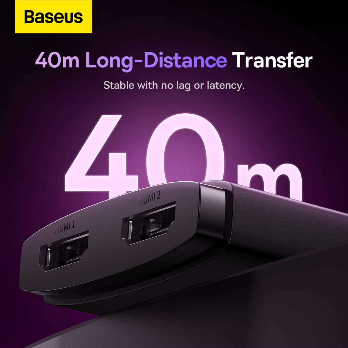 Baseus AirJoy Series 2 in 1 Bidirectional HDMI Switch with 1m Cable