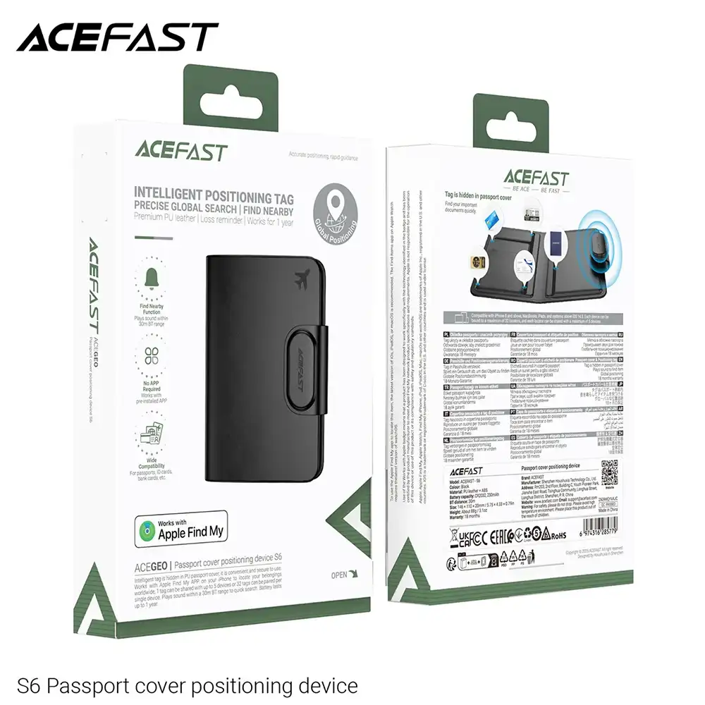 ACEFAST S6 Passport Cover Positioning Device Works