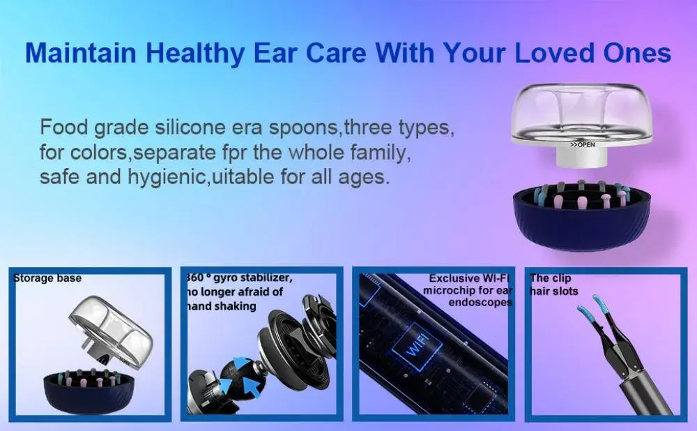 Bebird Note5 Pro Ear Wax Removal Tool Camera Ear Cleaner with LED Light