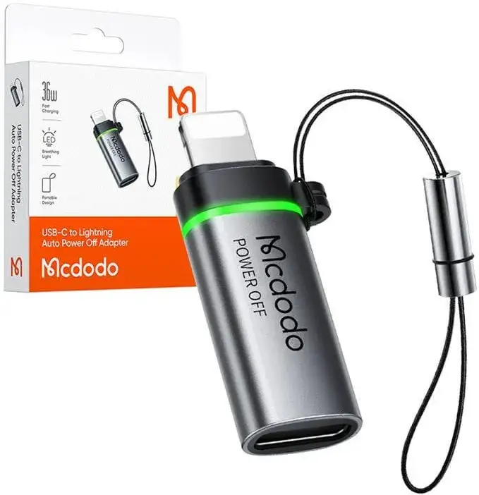Mcdodo OT-2590 USB-C to Lightning Adapter with Auto Power-Off Function