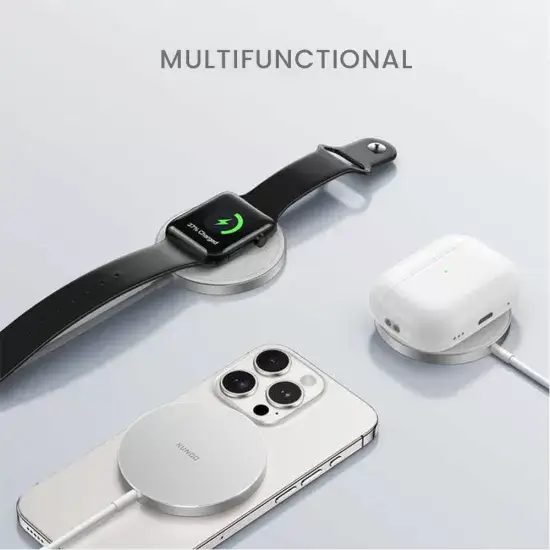 XUNDD XDCH-096 15W Magnetic 3-in-1 Wireless Charger