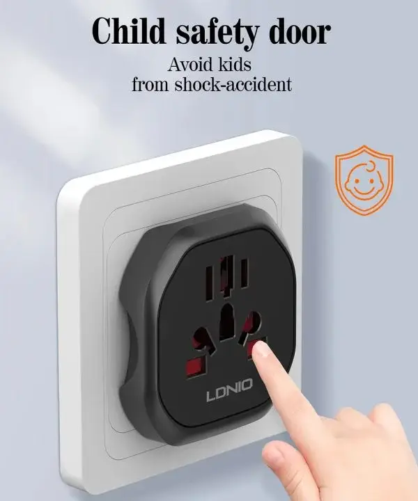 LDNIO Z7 Universal Travel Adapter & Conversion Socket