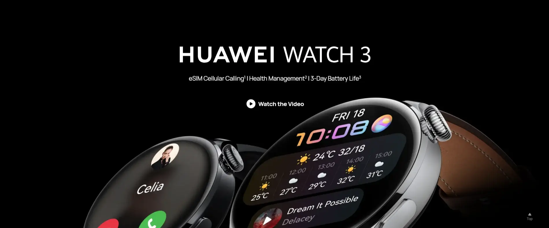 HUAWEI Watch 3 Advanced Smartwatch