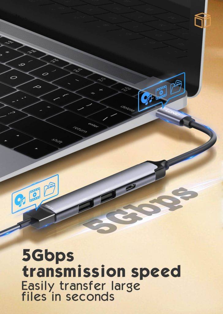 LDNIO DS-34C 4-in-1 USB-C Docking Station
