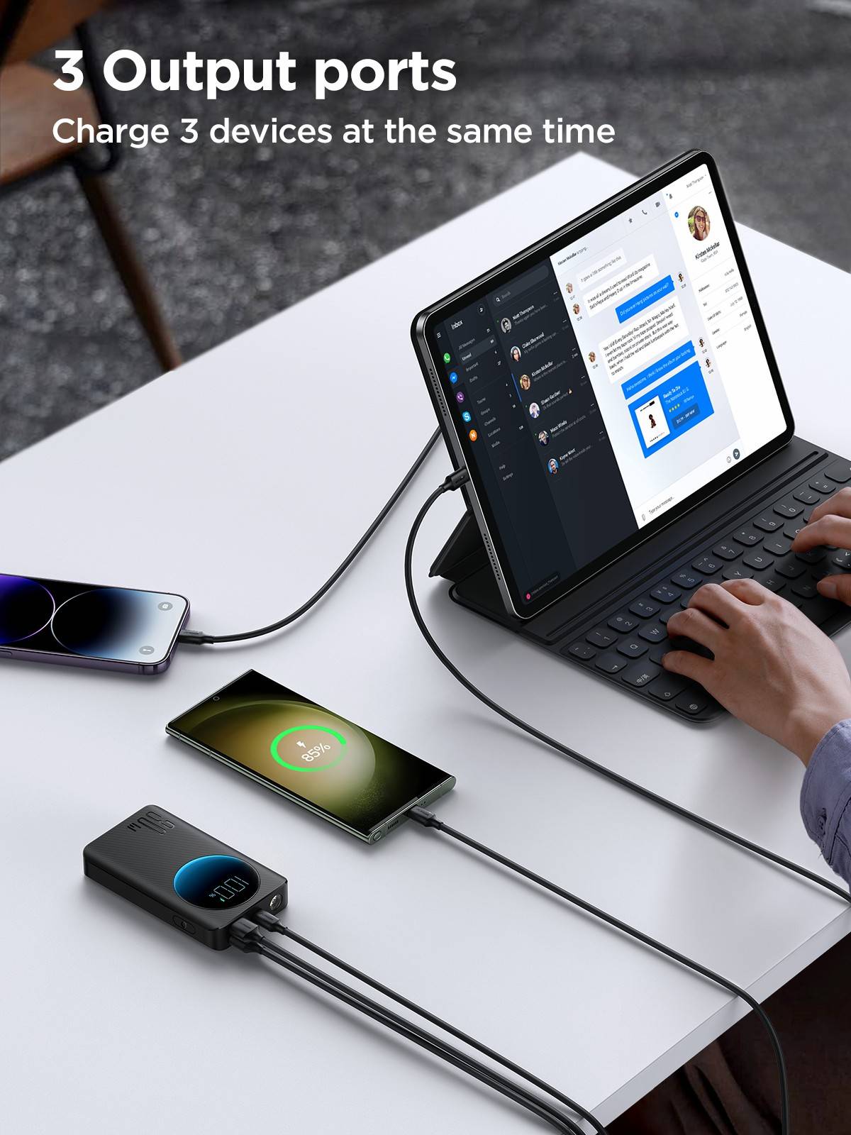 Joyroom JR-PBF01 10000mAh PD 30W Fast Charging Power Bank