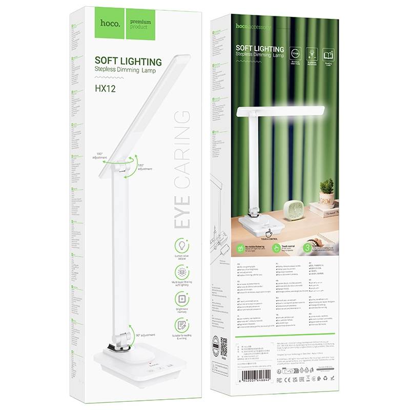 Hoco HX12 Eye-Protection Foldable LED Table Lamp