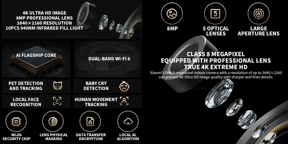 Xiaomi Smart Camera C700 4K Ultra Low-Light Full-Color Surveillance Camera