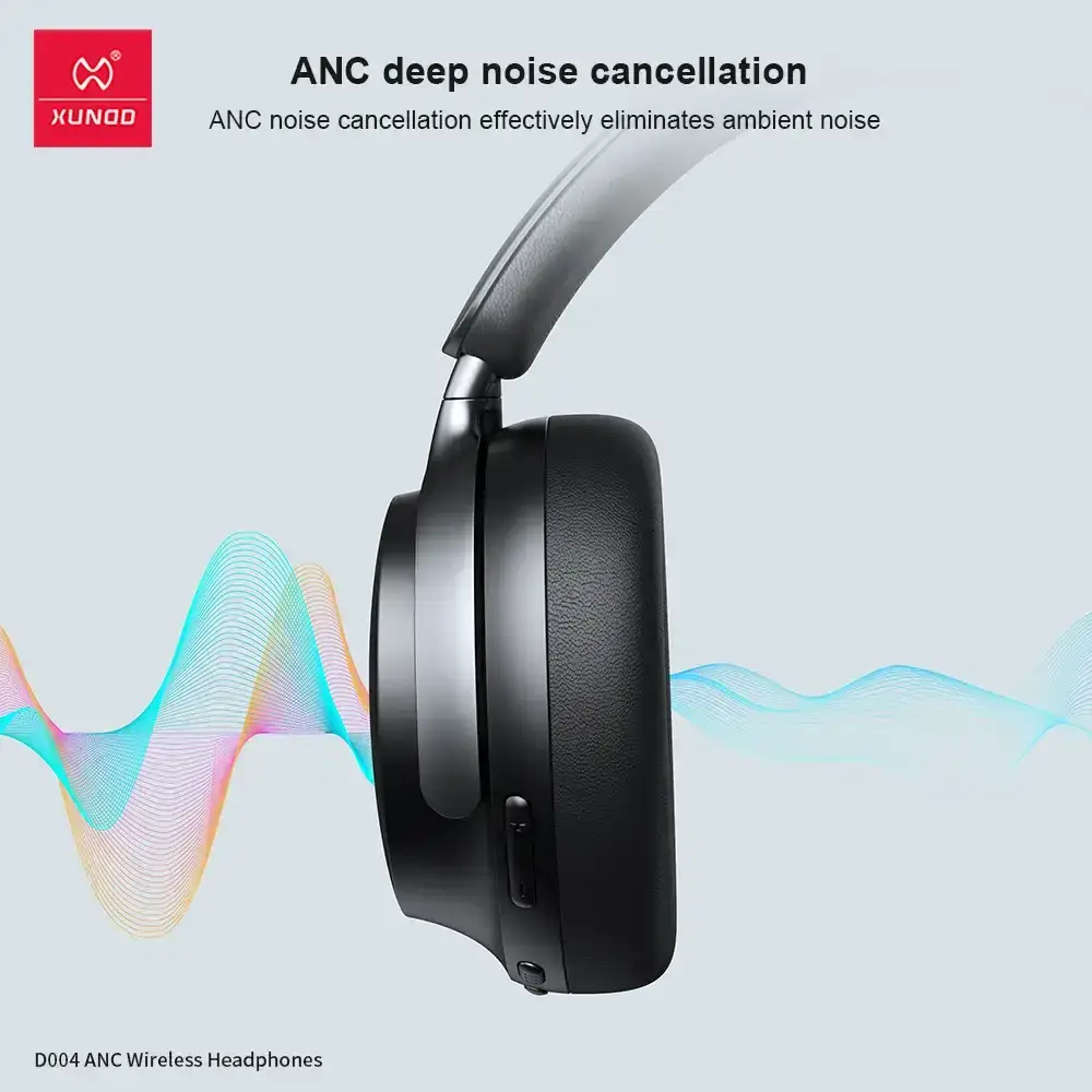 XUNDD D004 ANC Wireless Over-Ear Headphones