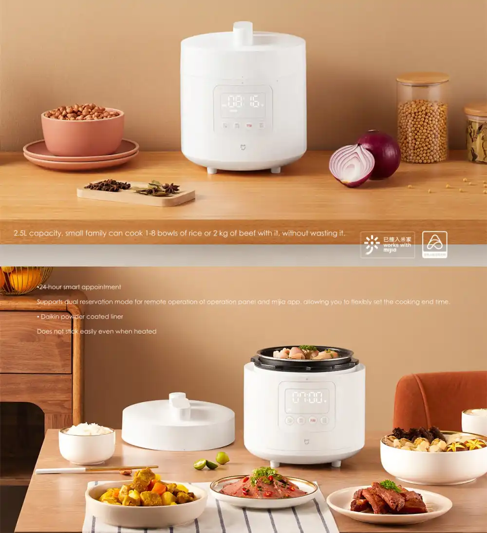 Xiaomi Mijia 2.5L Smart Electric Pressure Cooker with APP Control