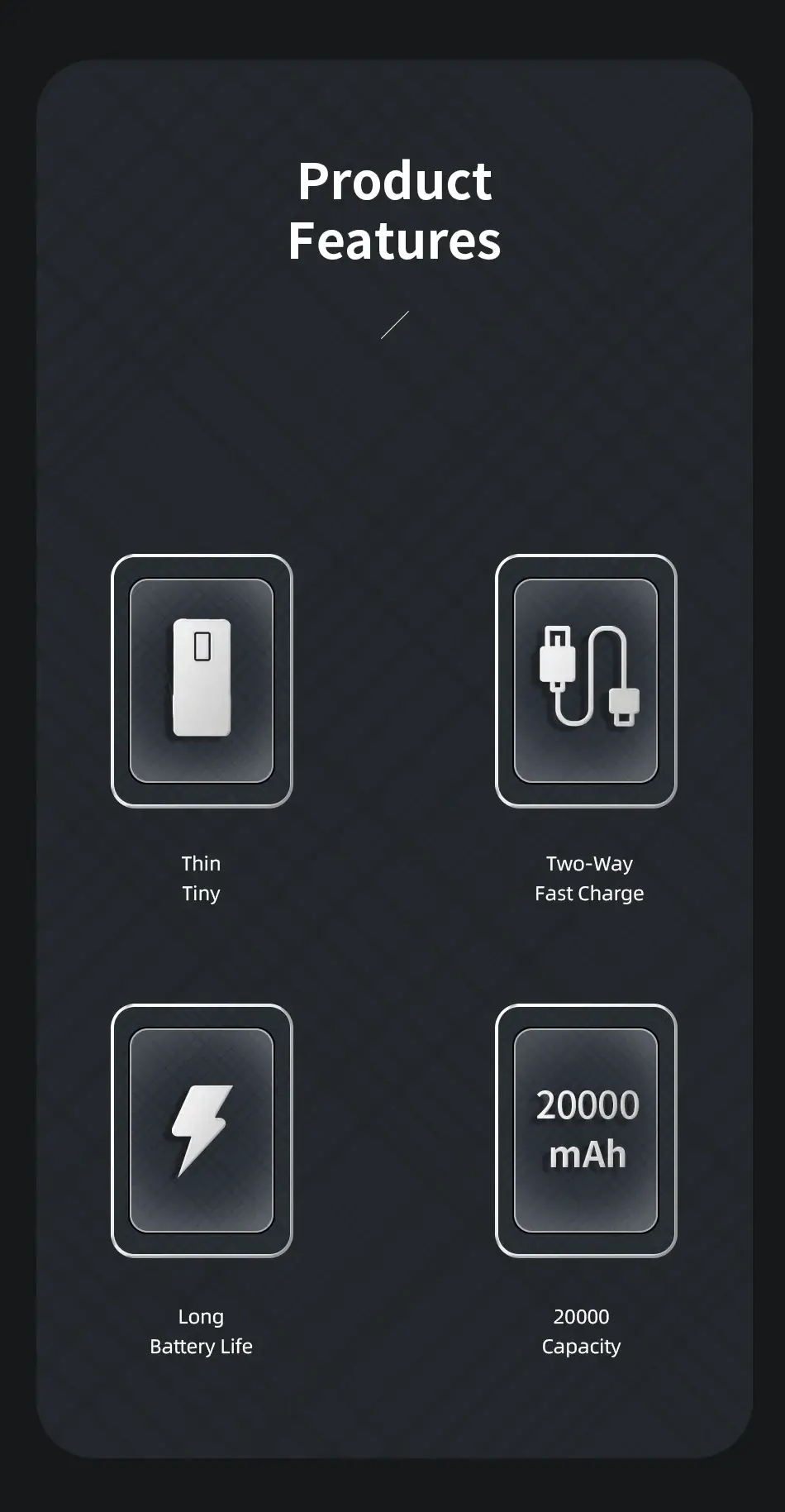 Awei P5K 10000mAh Fast Charging Power Bank