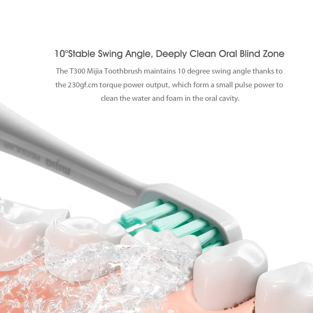 Xiaomi Mijia T300 Sonic Rechargeable Electric Toothbrush Waterproof IPX7