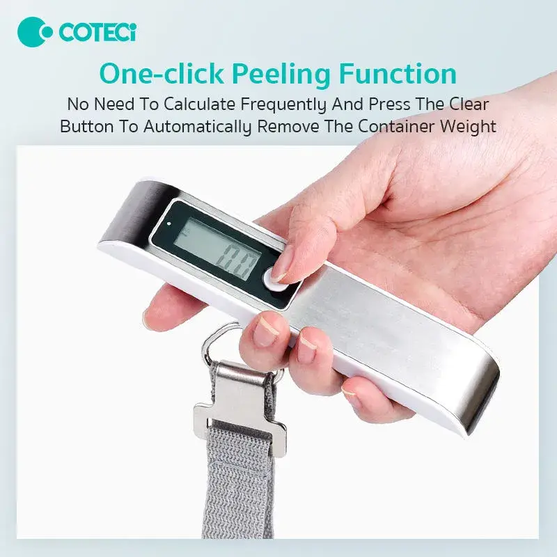 СОТЕСі TR-010 Portable Digital Luggage Scale 50KG Capacity