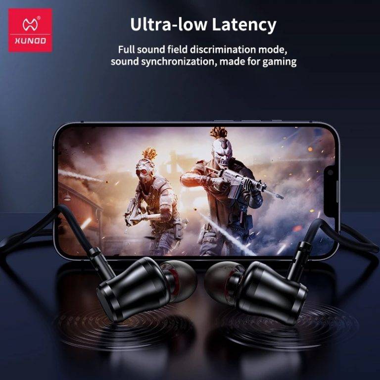 XUNDD H001 Liquid Silicone Neckband Bluetooth Earphones