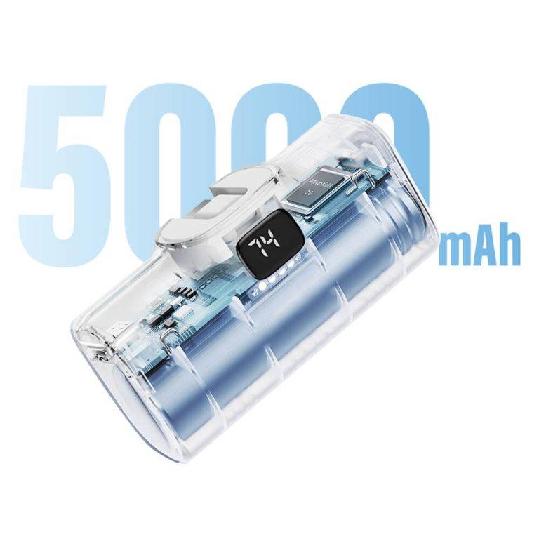 WiWU Wi-P017 Capsule Series 5000mAh 2-in-1 Lightning Power Bank