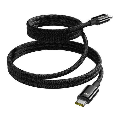 Baseus Tungsten Gold Magnetic Fast Charging Cable USB-C to USB-C 100W 5A Anti-Tangle 1M Baseus Tungsten Gold Magnetic Fast Charging Cable USB-C to USB-C 100W 5A Anti-Tangle 1M